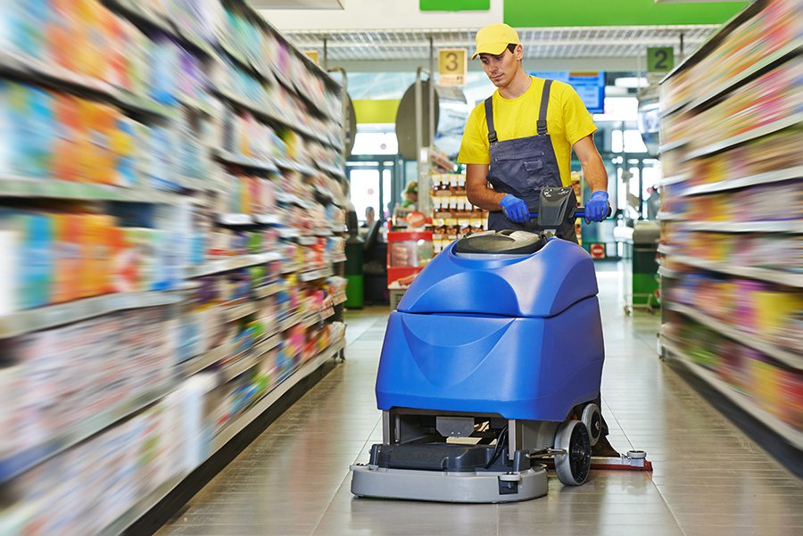 Lavadoras de piso em shoppings: limpeza de grandes áreas 3