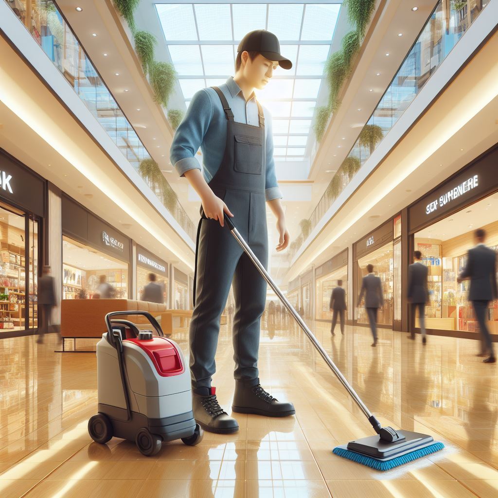 Lavadoras de piso em shoppings: limpeza de grandes áreas 78